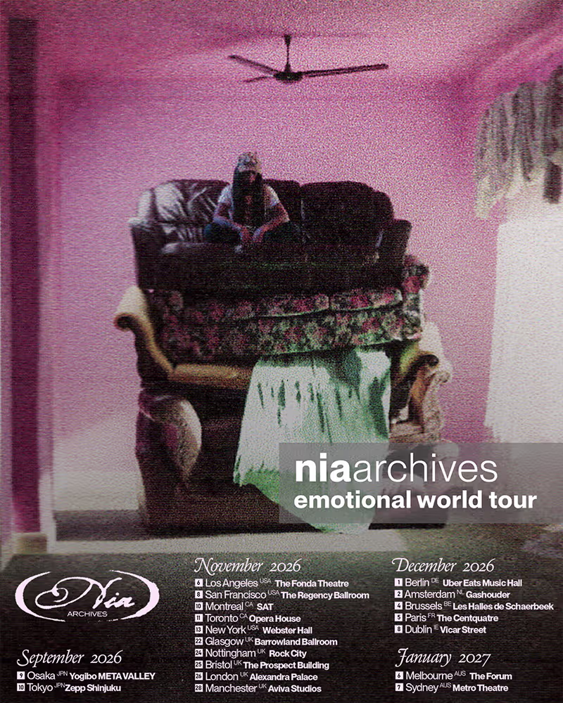 Nia Archives Emotional World Tour
